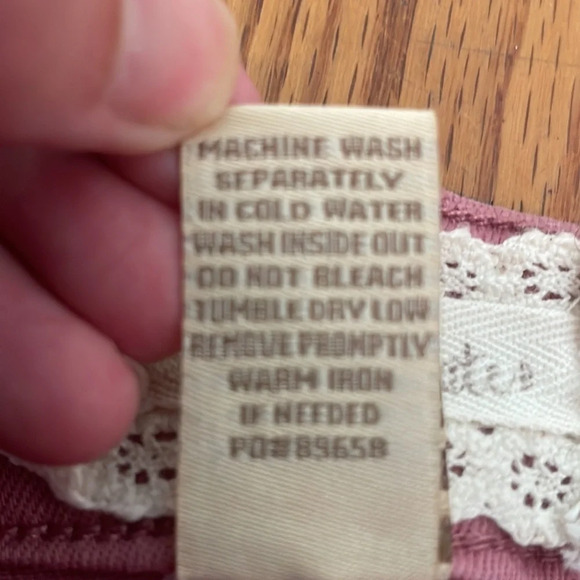 Altar'd State Button-Up Skirt with Front Pockets Pink Canyon Rose Small y2k - Picture 6 of 6